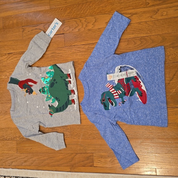 JUMPING BEANS & CARTER'S BRANDS BABY BOY BUNDLE OF 7 SHIRTS ALL SIZE 12 MONTHS - Picture 5 of 16